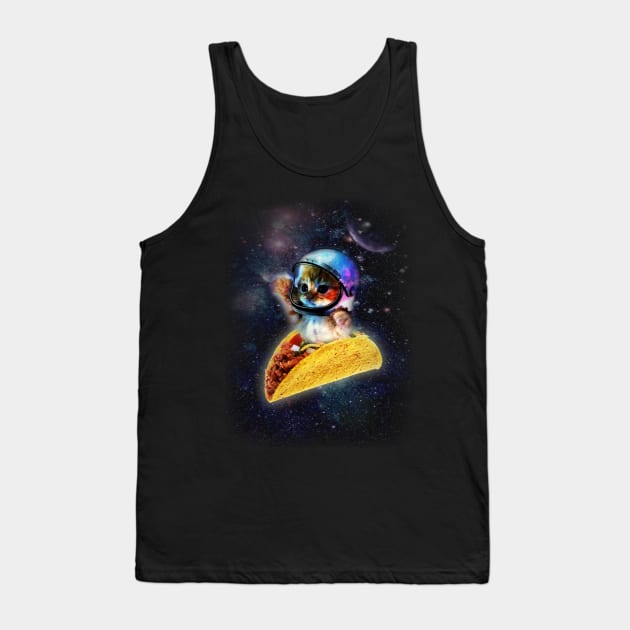 Taco Space Cat Tank Top by SolarFlare